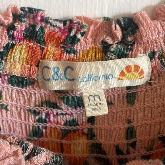 C and C California Tropical Pineapple Midi Dress - Picture 6 of 11